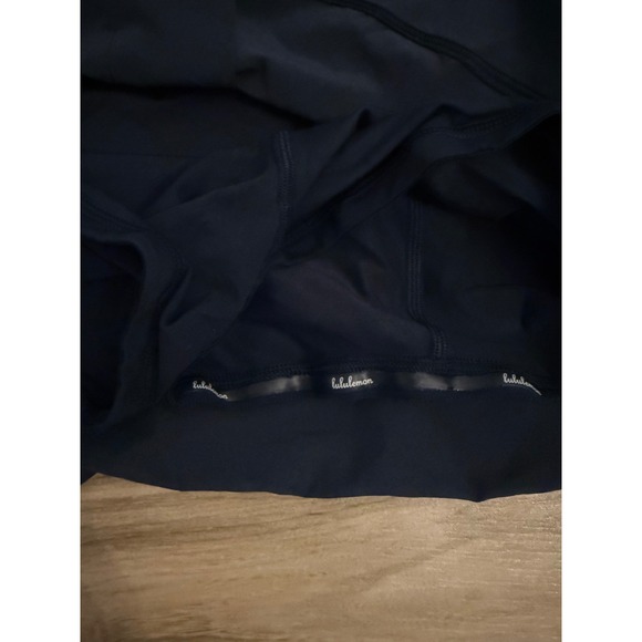 Lululemon Pace Rival Skirt Tall Navy Blue Pleated Tennis Golf Skort Size 10 - Picture 4 of 7